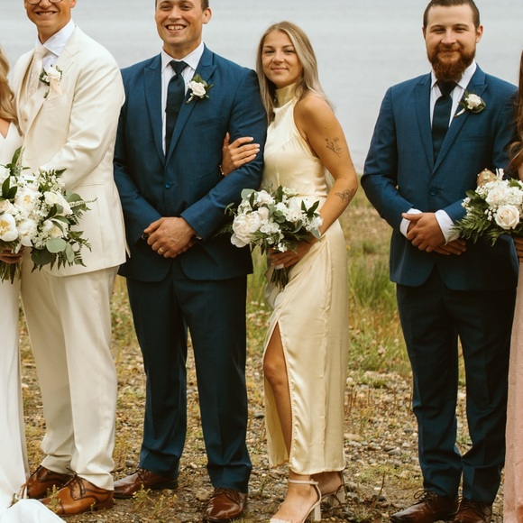 Hello Molly Cream Midi Dress - Picture 5 of 6